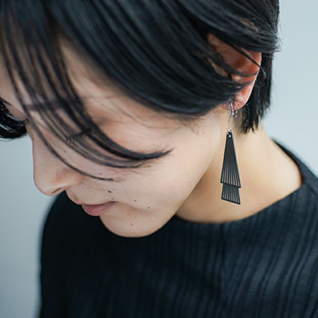 紙でできた軽くて丈夫なアクセサリー「kamimi」仙台七夕edition