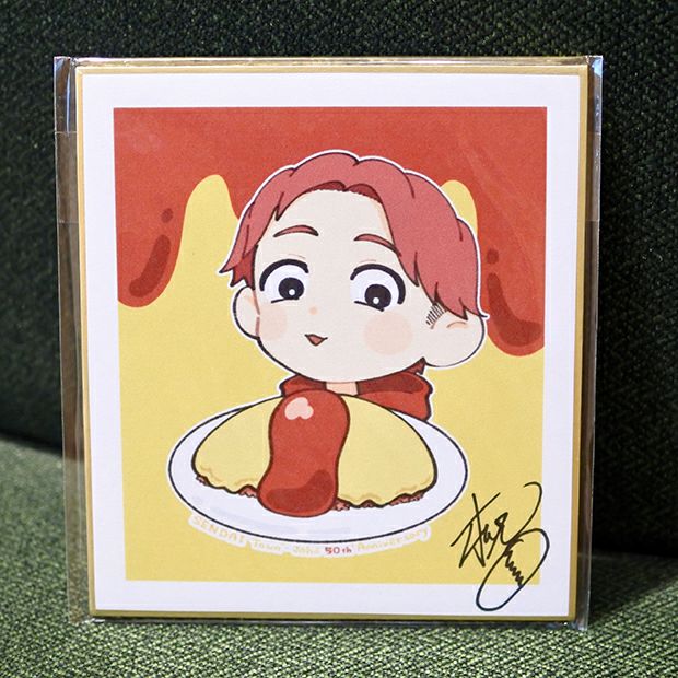 【S-style×オムライス兄さん】数量限定！おむにぃ直筆サイン入りイラスト色紙